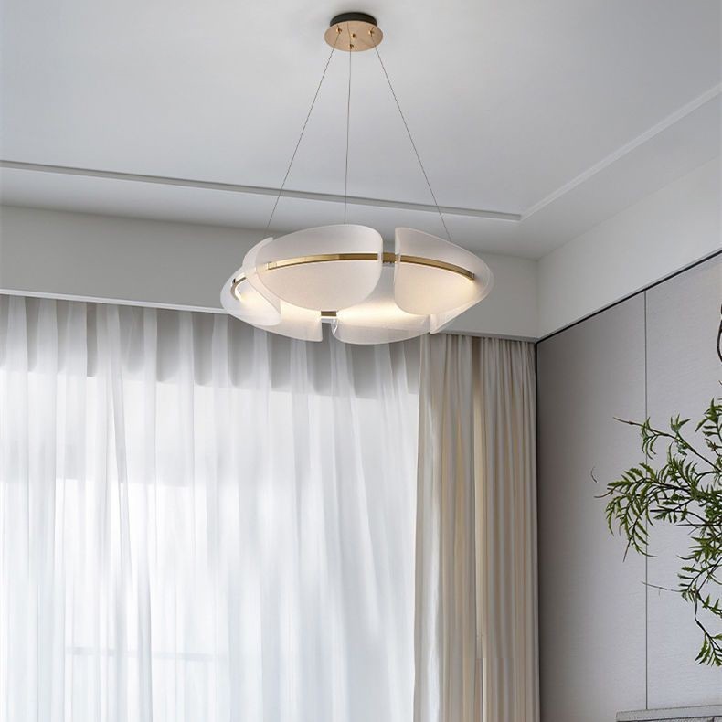 Wohnzimmer-Kronleuchter, Esszimmer- und Arbeitszimmer-Ringlampe null