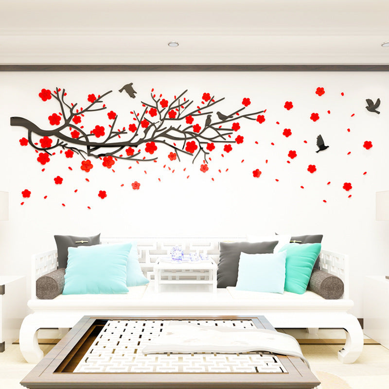 Acrylic Three Dimensional Wall Stickers Room Living Room null
